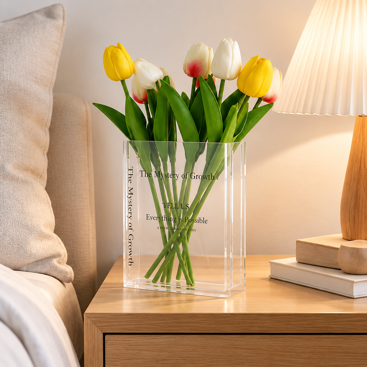 CLAYMORIA® Crystal Haven Acrylic Vase