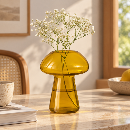 CLAYMORIA® Mushroom Glass Vase