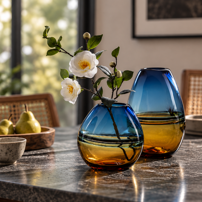 CLAYMORIA® Ombre Glass Accent Vase