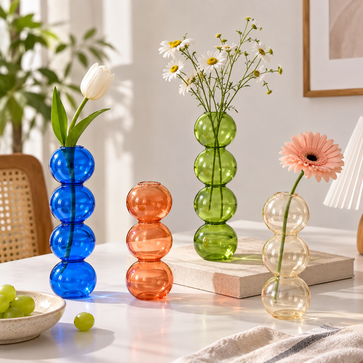 CLAYMORIA® Bubble Glass Art Vase